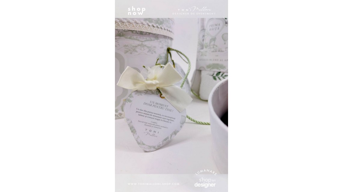 Set prima băiță Green Safari personalizat băiat ritual după botez cu nașii 3